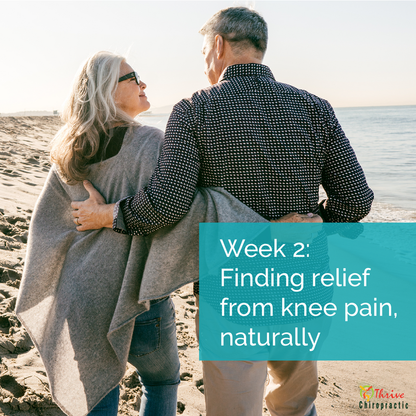 Finding relief from knee pain, naturally.